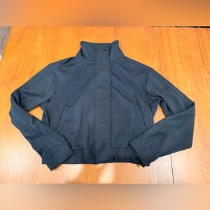 Athleta Black Bomber Jacket